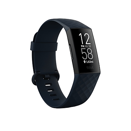 Fitbit Charge 4 (NFC) w integrated GPS & FitbitPay - Storm Blue / Black