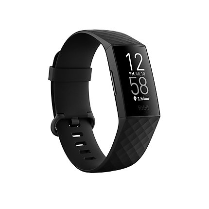 Fitbit Charge 4 (NFC) w integrated GPS & FitbitPay - Black / Black