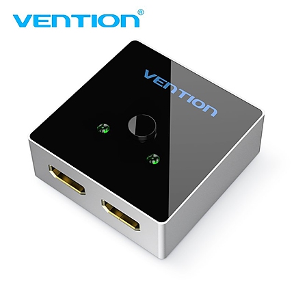 Vention Разклонител превключвател HDMI 2.0 Switcher/Splitter 2-Port Bi-Direction - Grey Aluminium - AFLH0