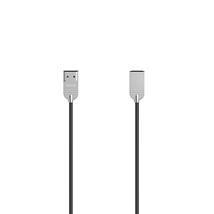 Кабел HAMA Ultra-Slim, HDMI мъжко - HDMI мъжко, Ultra-HD, 4K, 2.0 м, Екраниран, Черен