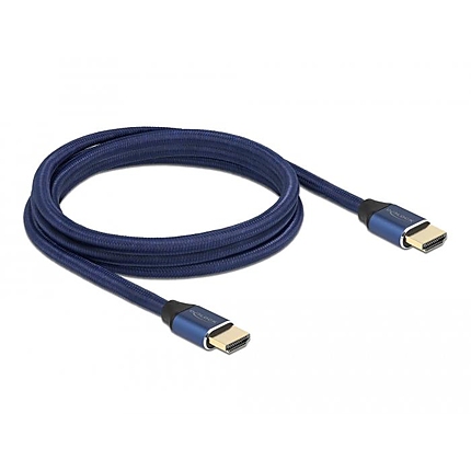 Кабел Delock Ultra High Speed, HDMI мъжко - HDMI мъжко, 48 Gbit/s, 8K 60 Hz, 2 м, Син