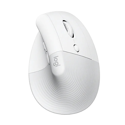 Logitech Lift Vertical Ergonomic Mouse - OFF-WHITE/PALE GREY - EMEA