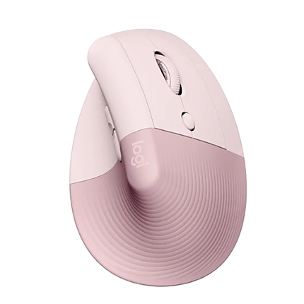 Logitech Lift Vertical Ergonomic Mouse - ROSE/DARK ROSE - EMEA