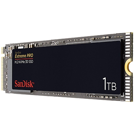 SANDISK Extreme PRO 1TB SSD, M.2 2280, NVMe, Read/Write: 3400 / 2800 MB/s, Random Read/Write IOPS 410K/400K