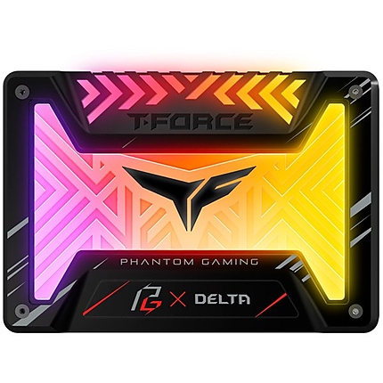 TEAM GROUP DELTA PHANTOM Gaming RGB 250GB SSD, 2.5” 7mm, SATA 6Gb/s, Read/Write: 560 / 500 MB/s,  Random Read/Write IOPS 90K/75K