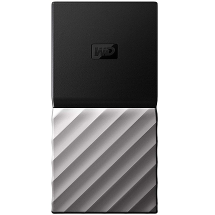 WD My Passport 512GB External SSD, USB 3.1 Gen2, Read/Write: 540 / 540 MB/s, cable: Type-C to Type-C, USB Type-C to Type-A adaptor