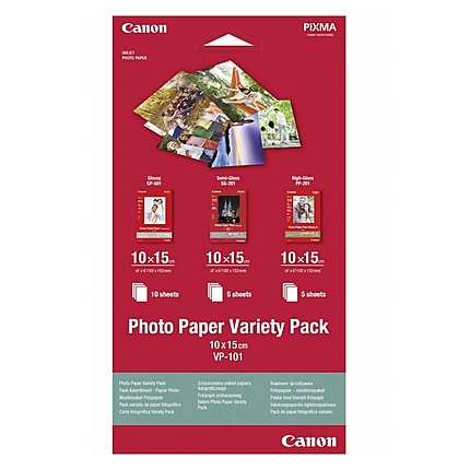 Canon Photo Paper Variety Pack 10x15cm VP-101