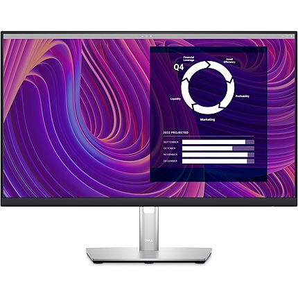 Dell P2423D, 23.8" Wide LED AG IPS Panel, 5ms, 1000:1, 300 cd/m2, 2560x1440, 99% Srgb, HDMI, DP, USB 3.2 Gen 1 hub, ComfortView, Height, Pivot, Swivel, tilt, Black