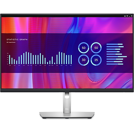 Dell P2723DE, 27" Wide LED AG IPS Panel, 5ms, 1000:1, 350 cd/m2, 2560x1440, 99% Srgb, HDMI, DP, USB-C hub, USB 3.2 Gen, RJ45, ComfortView, Height, Pivot, Swivel, tilt, Black