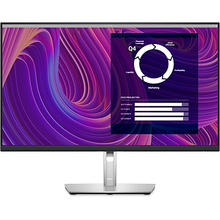 Dell P2723D, 27" Wide LED AG IPS Panel, 5ms, 1000:1, 350 cd/m2, 2560x1440, 99% Srgb, HDMI, DP, USB 3.2 Gen 1 hub, ComfortView, Height, Pivot, Swivel, tilt, Black