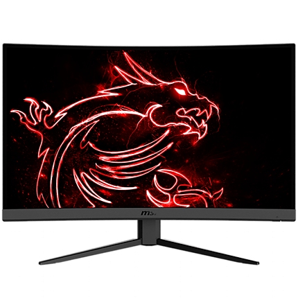 MSI Optix G27CQ4 Curved Gaming Monitor, 27" 165Hz, WQHD (2560 x 1440) 16:9, VA Anti-glare, 1ms, 250nits, 3000:1, 178°/178°, 1500R Curve, Freesync, Adjustable Stand, 1x DP, 2x HDMI, 3Y Warranty