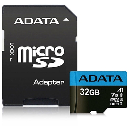 ADATA 32GB MicroSDHC UHS-I CLASS 10 (with adapter)