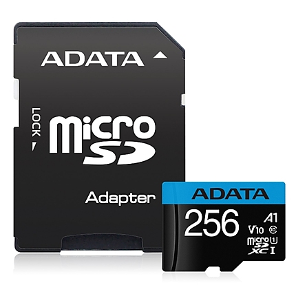 ADATA 256GB MicroSDXC UHS-I CLASS 10 (with adapter)