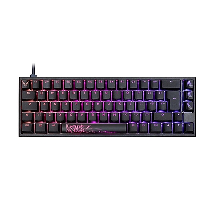 Геймърскa механична клавиатура Ducky x PowerColor One 2 SF RGB, Kailh BOX White