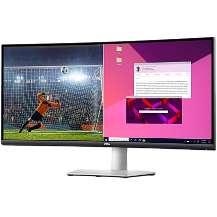 Dell Monitor LED S3423DWC Curved USB-C, 34", WQHD 3440x1440, 21:9 100Hz, AG, 300 cd/m2, 3000:1, 178/178, 4ms, AMD FreeSync, 2xHDMI, USB 3.2, Height, Tilt, 3Y