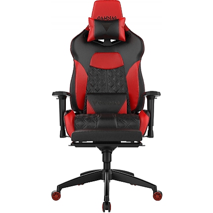 Gamdias геймърски стол Gaming Chair - ACHILLES P1-L RGB Black/Red