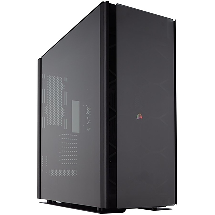 Corsair Chassis Obsidian Series 1000D Super-Tower Case - Case Material Steel, Aluminum, Tempered Glass, Maximum GPU Length 400mm, Maximum PSU Length 225mm, Maximum CPU Cooler Height 180mm, Case Expansion Slots x8, Compatible Corsair Liquid Coolers