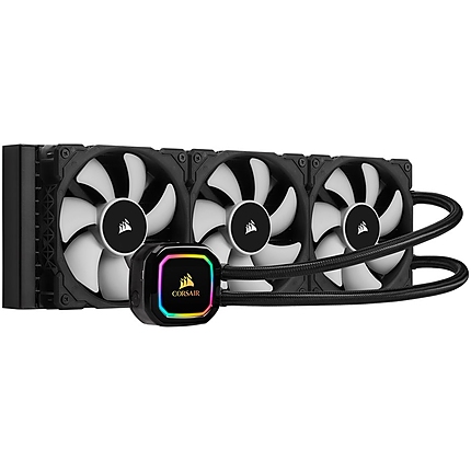 CORSAIR iCUE H150i RGB PRO XT, 360mm Radiator, Triple 120mm PWM Fans, Software Control, Liquid CPU Cooler