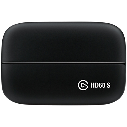 Elgato Game Capture HD60 S, HDMI Input and Output, 2160p30, 1080p60, 1080p30, 1080i, 720p60, 576p, 480p Capture Resolutions, 112x75x19mm, 115g, Plug and Play, 1080p60 HDR Capture, 4K60 HDR 10 Passthrough, Instant Gameview, Flash Recording,