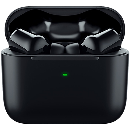 Razer Hammerhead True Wireless - Black, Active Noise Cancellation (ANC) technology, 10mm Drivers, Razer Chroma™ RGB, 60ms low latency Gaming Mode