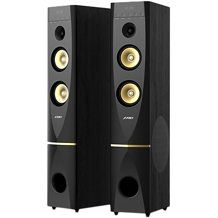 Multimedia Speakers F&D T-88X, 300W, 2pcs 10” subwoofer, OPTICAL, Bluetooth 4.0, AUX, USB, Remote Control, LED screen display, support 2way microphone input and wireless microphone