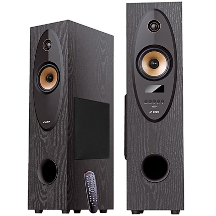 Multimedia - Speaker F&D T-35X, 2.0 Floor Standing Speaker, 80W(40Wx2)RMS, BT 5.0,Optical,USB,FM,AUX, Bright LED display, karaoke function, remote control, microphone included