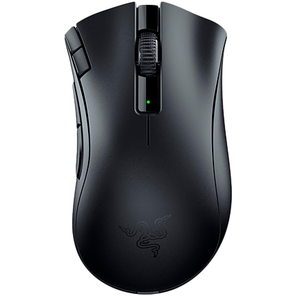 Razer DeathAdder V2 X HyperSpeed, HyperSpeed Wireless, 14 000 DPI Optical Sensor, 2nd-gen Razer Mechanical Mouse Switches, 100% PTFE mouse-feet, Up to 235 hours of battery life (2.4GHz), AA/AAA Hybrid battery slot, Weight: 86-103g