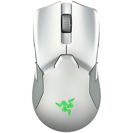 Razer Viper Ultimate - Mercury, Hyperspeed Wireless technology, True 20,000 DPI Focus+ optical sensor, 50 G acceleration, Razer Optical Mouse Switches rated for 70M clicks, Ambidextrous shape, Razer Chroma™ lighting with true 16.8 million colors