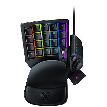 Razer Tartarus V2, Mecha-Membrane Technology, 32 fully programmable keys, Unlimited macro lengths, 1000Hz Ultrapolling, Ergonomic palm rest, Razer Chroma, Full anti-ghosting