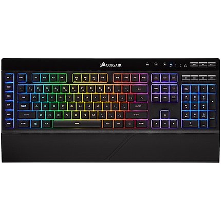 Corsair Gaming K57 RGB Wireless Gaming Keyboard with SLIPSTREAM WIRELESS Technology, Backlit RGB LED, Black (NA)