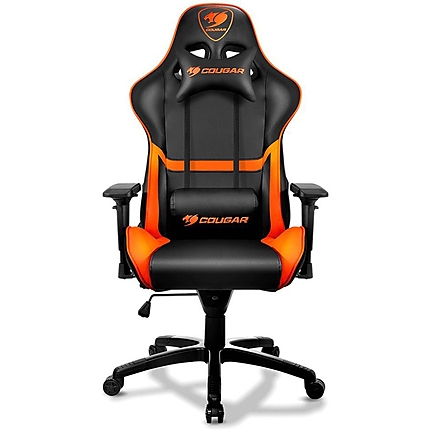 COUGAR Armor Gaming Chair, Piston Lift Height Adjustment,180Вє Reclining,Adjustable Tilting Resistance,3D Adjustable Arm Rest,Full Steel Frame,Ultimate Quality: Class 4 Gas Lift Cylinder