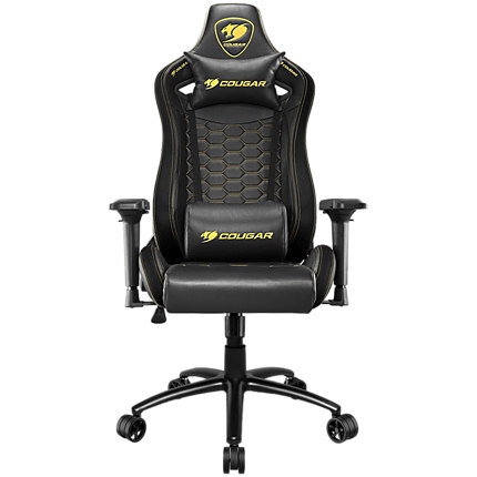 COUGAR OUTRIDER S ROYAL, Gaming Chair, Body-embracing High Back Design, Premium PVC Leather, Head and Lumbar Pillow, 180Вє Reclining, Full Steel Frame, 4D Adjustable Armrest, Class 4 Gas Lift Cylinder