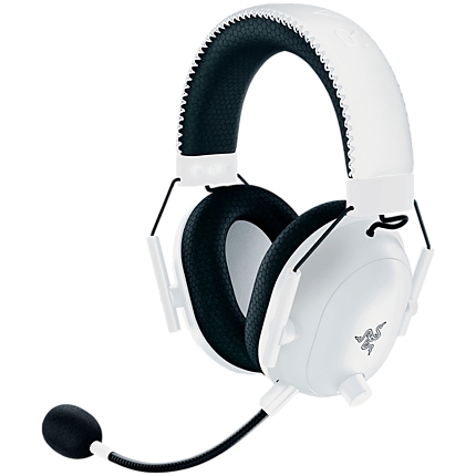 Razer BlackShark V2 Pro - White, 2.4 GHz wireless, Frequeny Response 12 Hz вЂ“ 28 kHz, Razer TriForce Titanium Driver 50mm, 32 в„¦ (1 kHz) impedance, Breathable memory foam cushions, Advanced passive noise cancellation, HyperClear Supercardioid Mic