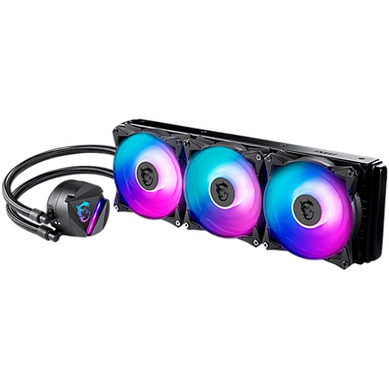 MSI MAG CORELIQUID 360R V2 Liquid Cooler, Global, 3x ARGB Fan,  ARGB Block, Color Box, LGA 1150/1151/1155/1156/1200/1700, LGA 1366/2011/2011-3/2066, AM4/FM2+/FM2/FM1/AM3+/AM3/AM2+/AM2, SocketTR4/sTRX4/SP3