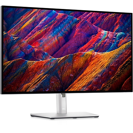 Dell U2723QE, 27" IPS Anti-Glare, UltraSharp InfinityEdge, 5ms, 2000:1, 400 cd/m2, 4K 3840x2160, 100% sRGB, HDMI, DisplayPort, USB 3.2 Gen 2/USB-C hub, RJ45, ComfortView Plus, Height Adjustable, Pivot, Swivel, Tilt, PiP, PbP, Grey