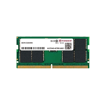 Transcend 8GB JM DDR5 4800 SO-DIMM 1Rx16 1Gx16 CL40 1.1V