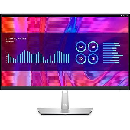 Dell P2423DE, 23.8" Wide LED AG IPS Panel, 5ms, 1000:1, 300 cd/m2, 2560x1440, 99% Srgb, HDMI, DP, USB-C hub, USB 3.2 Gen 1, RJ-45, ComfortView, Height, Pivot, Swivel, Tilt, Black