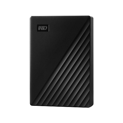 Външен хард диск Western Digital My Passport, 5TB, 2.5" HDD, USB 3.2, Черен