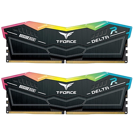 Памет Team Group T-Force Delta RGB, DDR5, 32GB (2x16GB), 6400MHz, CL40-40-40-84, 1.35V