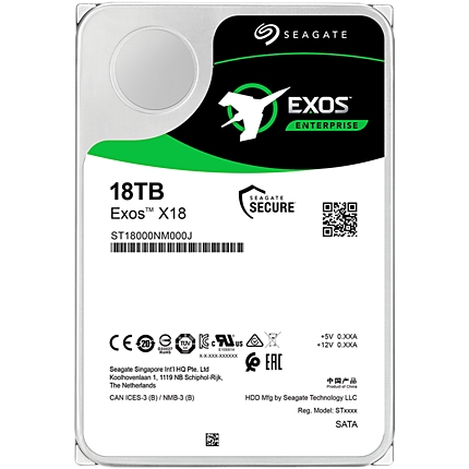 SEAGATE HDD Server Exos X18 512E/4kn ( 3.5'/ 18TB/ SATA 6Gb/s / 7200rpm)