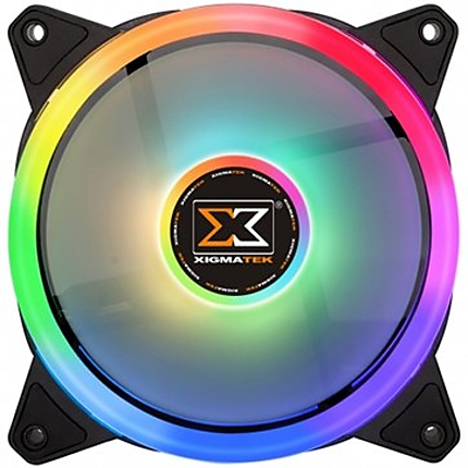 Xigmatek Galaxy II Essential 3 Fan Pack EN42104; 3xAX120 ARGB Fans+Control box+Remote Controler; M/B SYNC