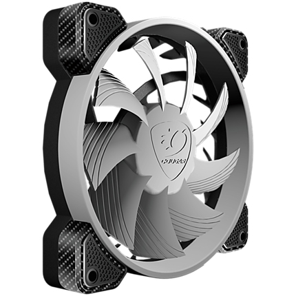 COUGAR Vortex ARGB VX 120, Cooling Fan, Hydro-Dynamic Bearing, 48.98 CFM ± 10% Air Flow, 1.04 mmH20 ± 10% Static Pressure, Speed 600-1500RPM ± 200RPM, 29.8 dBA (Max), 120 x 120 x 25mm