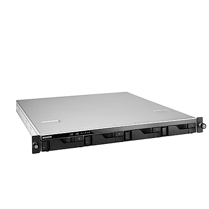 Asustor AS6504RS, 4bay NAS, Intel ATOM C3538 Quad-Core  2.1GHz , 8GB DDR4 SO-DIM (Max. 128G), GbE x 2, 2.5 GbE x 2, PCIe Gen3 (by 8 x1 - 4 link), USB 3.2 Gen 1 x 4,, WoL, Sys Sleep Mode, AES-NI hardw. encr., loc, Rail Kit