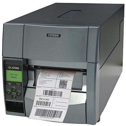 Citizen CL-S700II Printer; with Compact Ethernet Card