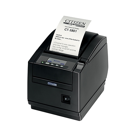 Citizen CT-S801II Printer; Bluetooth interface, Black