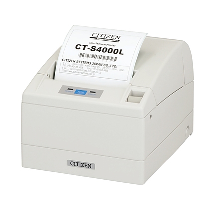 Citizen CT-S4000 Printer; USB, Ivory White