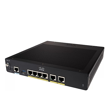 Cisco 921 Gigabit Ethernet security router with internal power supply