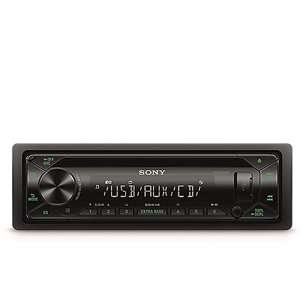 Sony CDX-G1302U In-car Media receiver with USB & Dash CD, Green illumination