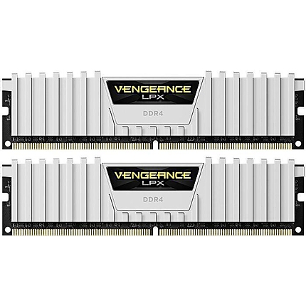 Памет Corsair Vengeance LPX White, 32GB(2x16GB), DDR4, PC4-25600 3200MHz, CL16, CMK32GX4M2E3200C16W