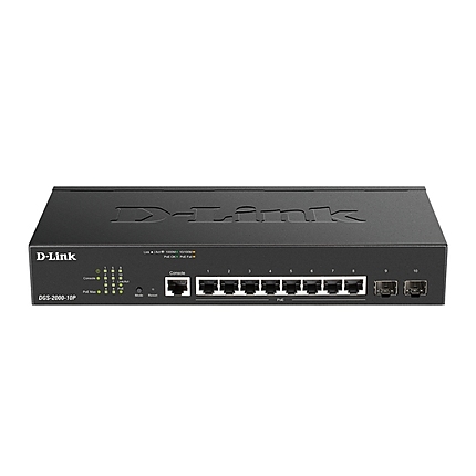 D-Link 8-port Gbit PoE Managed Switch incl. 2x SFP